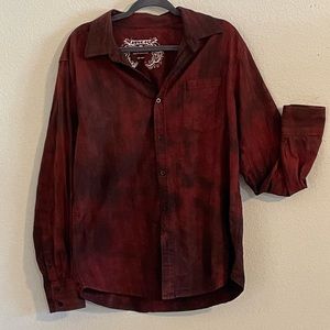 SHIRT TIE DYE JACK MENS COTTON TIE DYE BUTTON FRONT